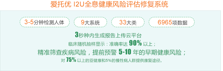 爱托优健康风险评估系统